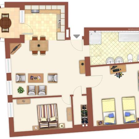 Haus Drei Schwestern, Traumzeit Rostock Ngoại thất bức ảnh